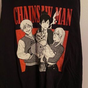 Chainsaw Man Graphic T-Shirt - Black